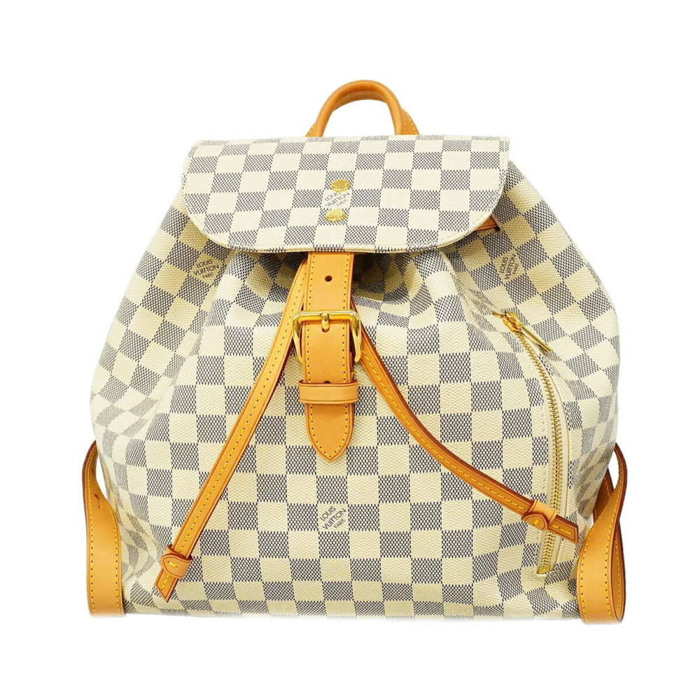 Louis Vuitton Damier Azur Speron Backpack N41578 White Women's Backpack/Daypack